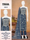 Thar 3488 A To D By Bipson Pure Cotton Print With Embroidery Thread Work Dress Material Best Wholesale Shop In Surat